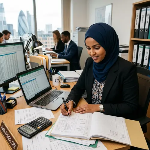 Expert Accountant in Hijab: Professional & Reliable
