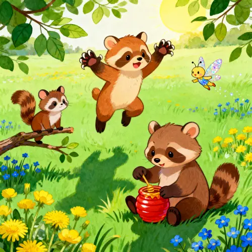 Teddiursa, Sesokitz, Morpeko & Lilminip Playing