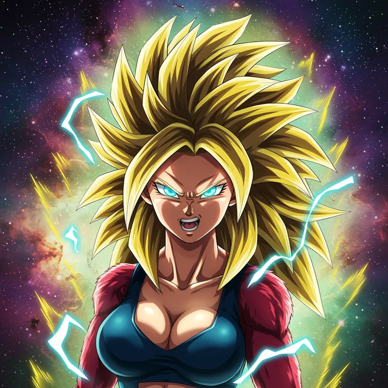 Super Saiyan 4 Girl – Power and Transformation