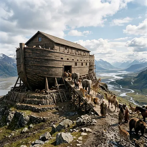 Noah's Ark: Captivating Non-Animated Imagery