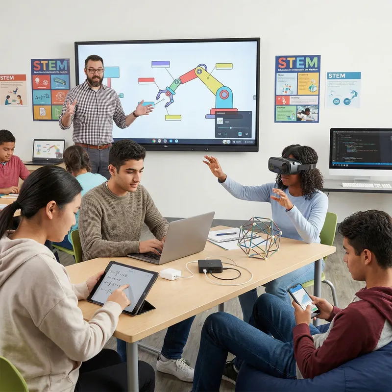 Hand on Math Through Tech Tools in Education