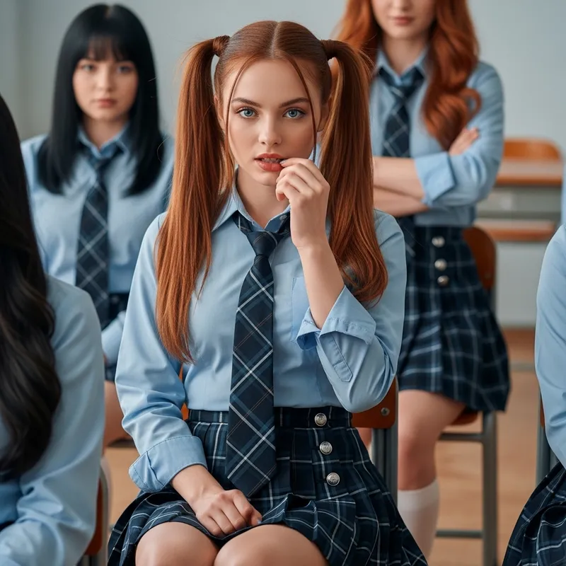 Stylish Teenage School Girls in 8K Resolution Stylish Teenage School Girls in 8K Resolution