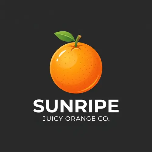 Creative Orange Logo Design | Bright & Vibrant