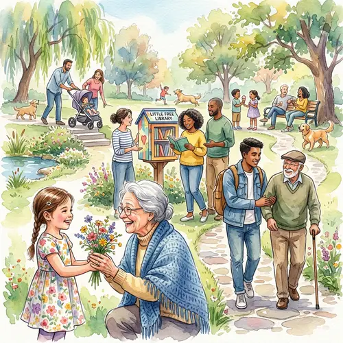 Small Gestures Spreading Joy in Watercolor Art