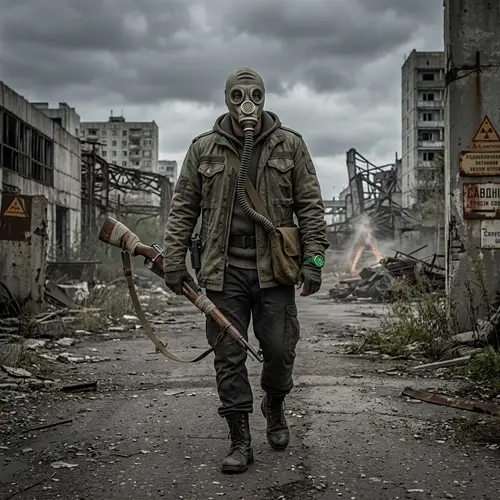 Post-Apocalypse S.T.A.L.K.E.R. Survival Scene