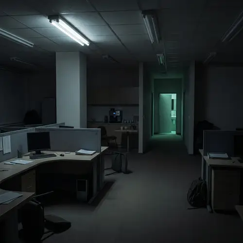 Eerie Corporate Office Concept Art
