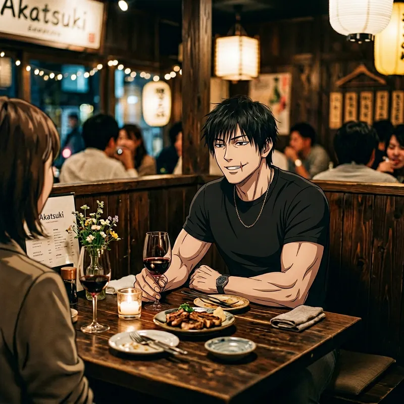 Toji Fushiguro on a Date: A Captivating Moment