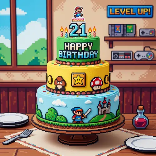 Pixel Cake: Creative Cake Design
