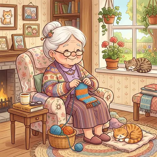 Grandmother Cartoon - Fun and Creative Designs