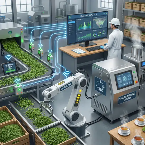 IoT Workflow for Tea Production: Sensors, Machinery, Data Analysis