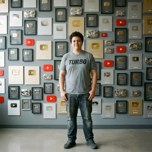 TURBO Shirt | YouTube Play Button Background