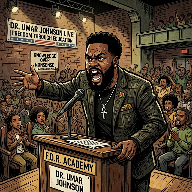 Doctor Umar in Boondocks Art Style Doctor Umar in Boondocks Art Style
