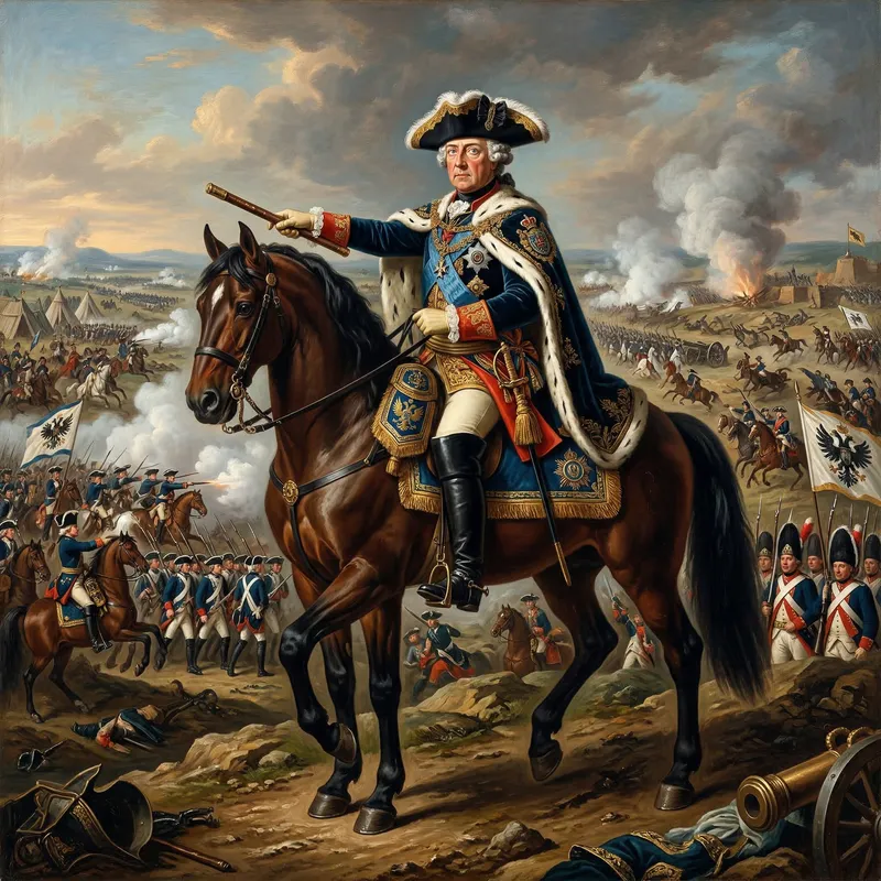 18th Century German King Portrait in 4K