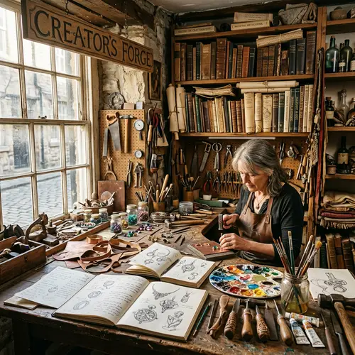 Creator's Forge - Artisan's Workshop of Creativity and Craftsmanship