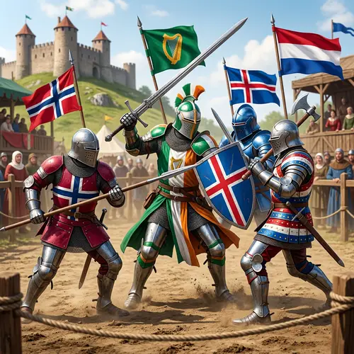 Fantastical Knights Compete in Friendly Battle