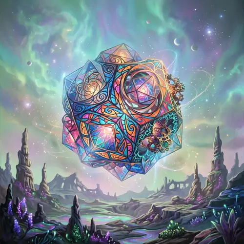 Stunning Orve: An Abstract Geometric Art Piece