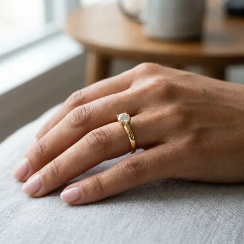 Beautiful Ring on Hand | Unique Jewelry