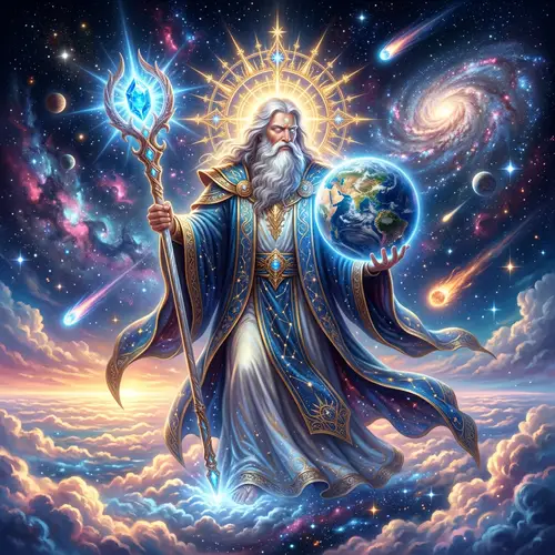 A Majestic God Above the Clouds