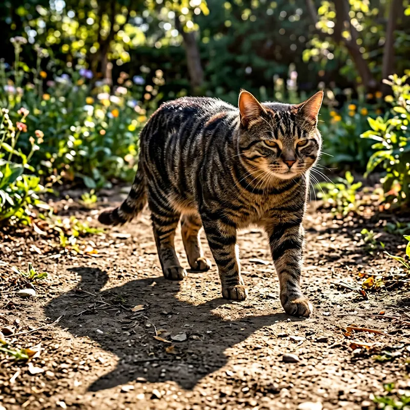 Hyper Muscular Cat - The Pinnacle of Feline Fitness