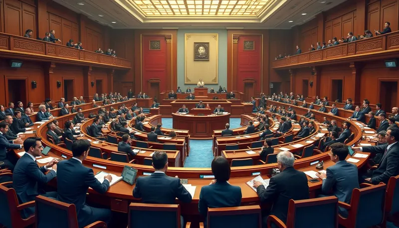 Dynamic Legislative Chamber with AI Interface