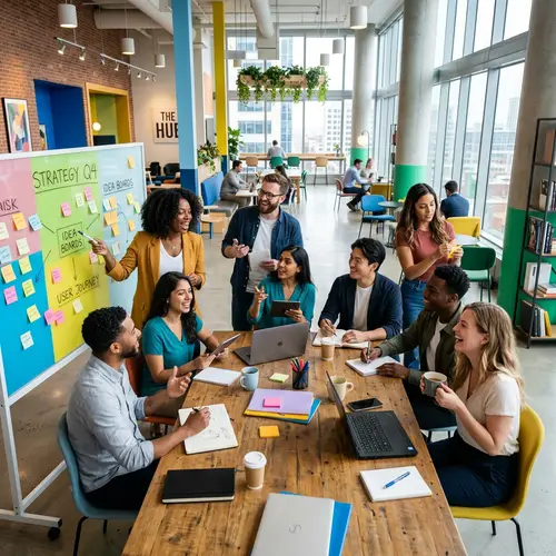 Collaborative Coworking Space for Professionals