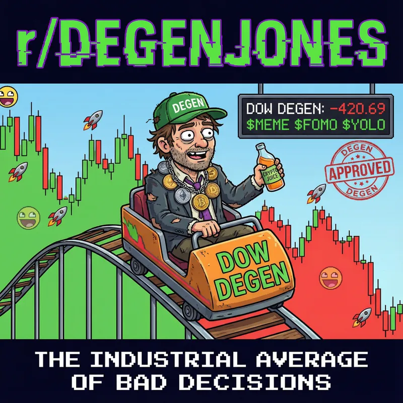 Degen Jones: Crypto Mascot & Meme Satire