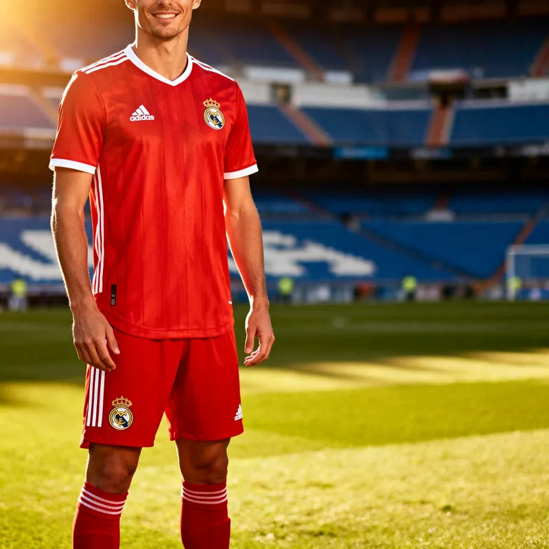 Stylish in Red: Real Madrid Kit