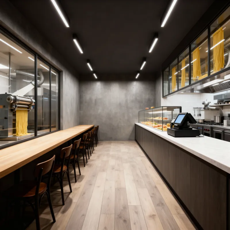 Fresh Pasta To Go Restaurant Design