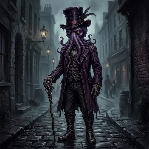 Mysterious Octopus Character Design