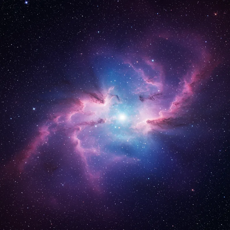 Cosmic Sky in Purple and Blue Cosmic Sky in Purple and Blue