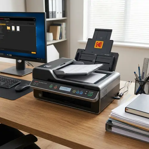 Sleek Kodak Brand Scanner | High Resolution Image