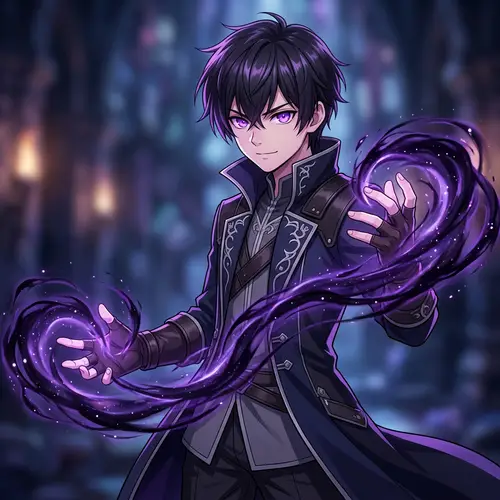 17-Year-Old Anime Magician Controlling Dark Matter