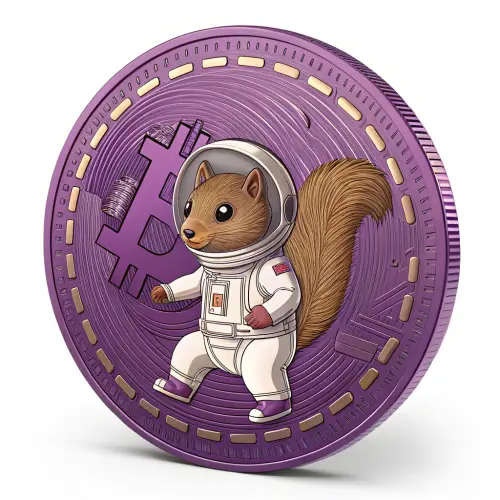Unique Bitcoin-Inspired Coin with Elon Squirrel Design