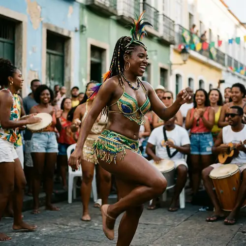 Brazilian Samba Dancer: Celebrating Culture