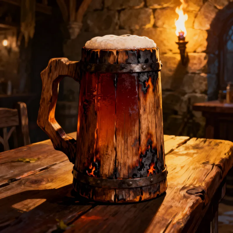 Charred Oak Ale - Unique Brew in Medieval Style