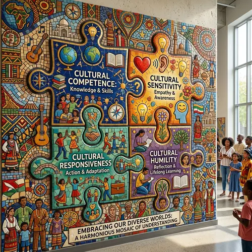 Cultural Competence & Sensitivity Mosaic | Diverse Cultures