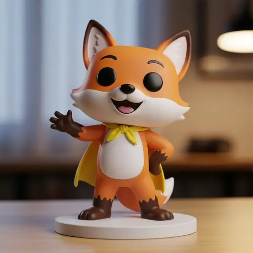 Cute Animal Mascot Figurine for Collectors