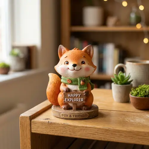 Cute Animal Mascot Figurine for Collectors