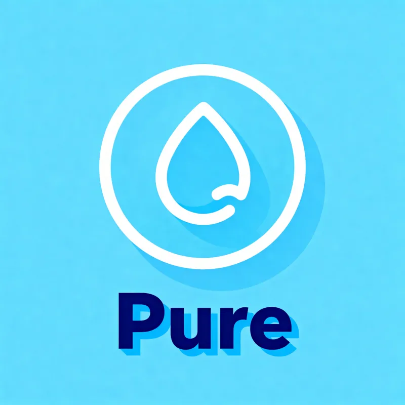 Pure Meme Coin Logo Design