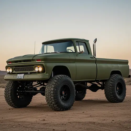 1958 Chevrolet 3100 Pickup Truck - Olive Drab Green