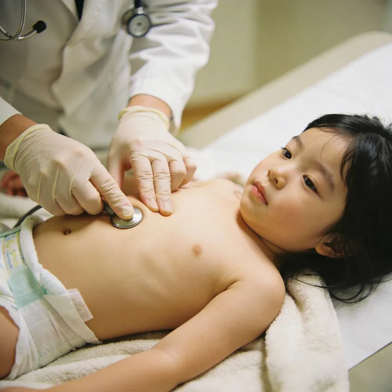Abdominal Exam for Special Needs Children