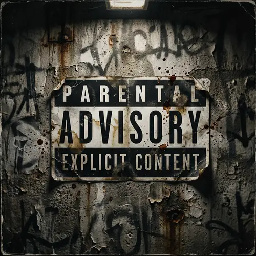 Raw Urban Art: Parental Advisory Cover Design