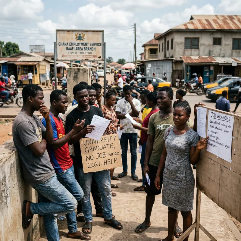 Unemployed Youths in Ghana: Struggling for Jobs