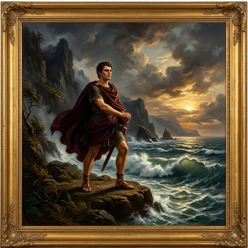 Neoclassical and Romantic Artwork: Balance of Symmetry and Emotional Depth