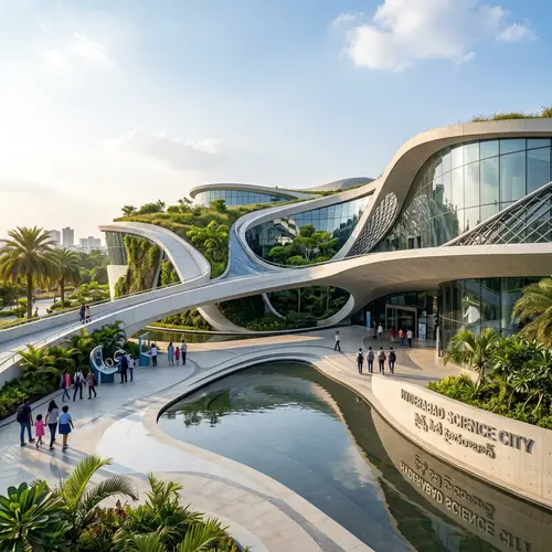 Two-Storey Science City in Hyderabad | Modern Architectural Design