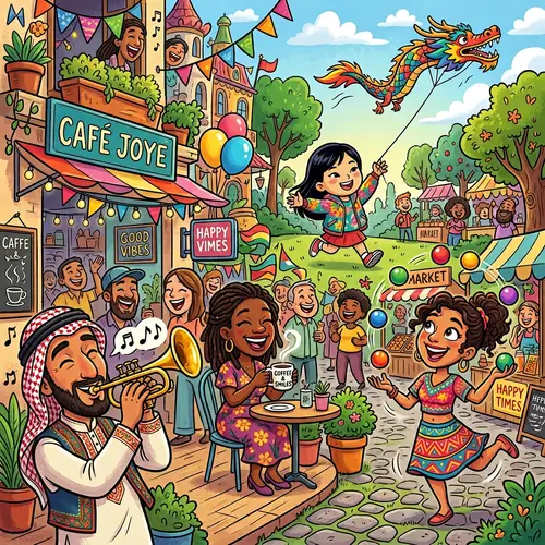 Whimsical Caricatures & Cartoons for All Cultures