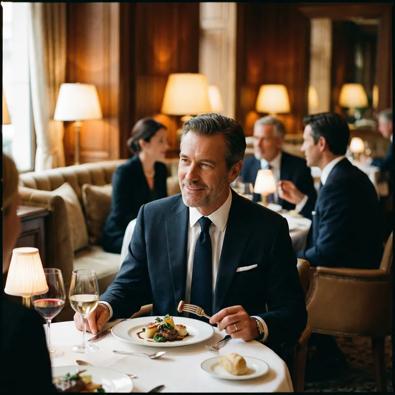 Elegant Dining Experience with Fine Wine Elegant Dining Experience with Fine Wine