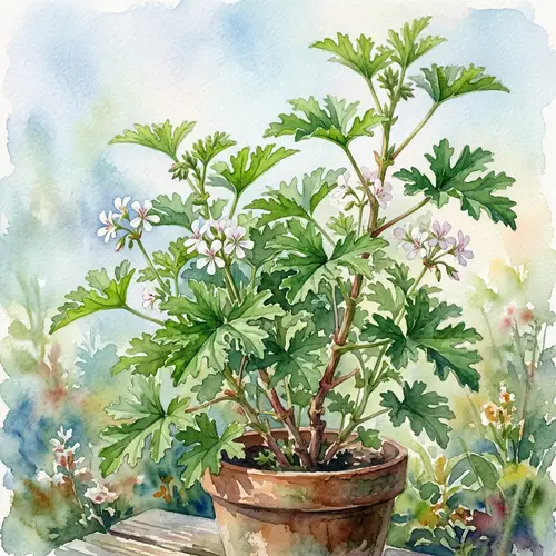 Watercolour Citronella Painting - Vibrant Artwork