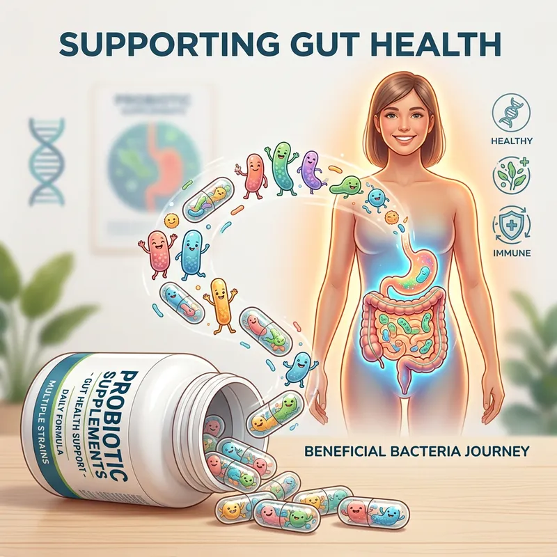 Probiotic Supplements for Gut Health Support