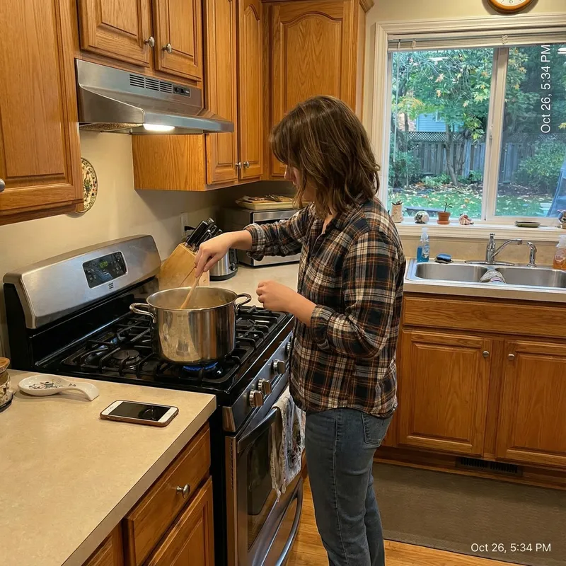 Capturing My First Vision with iPhone: Cooking at Home in USA